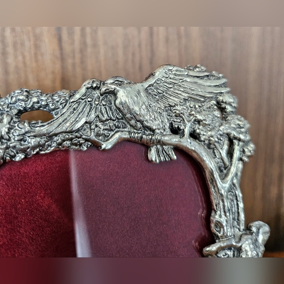 Vintage ARTHUR COURT 1995 Jungle Scene Elephants Leopards Bird Safari - Picture 4 of 16